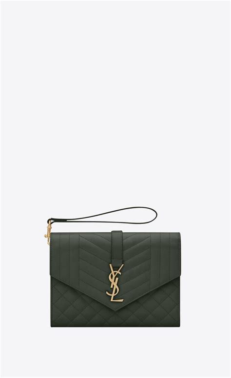 ysl mixed matelasse australia|ENVELOPE FLAP pouch in MIX MATELASSÉ GRAIN DE .